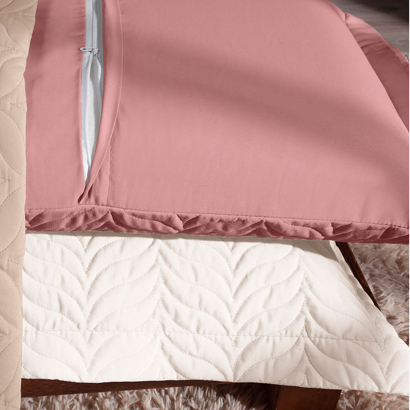 Porta Travesseiro Avulso 70cm x 50cm Com Debrum 1 Peça Paris Matelado 100% Algo